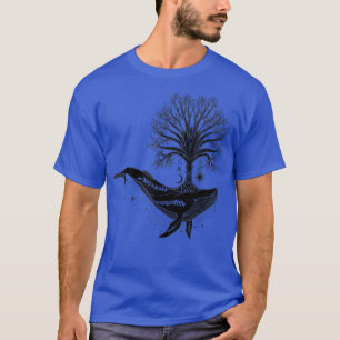 Tree of Life Mystical Tree Fraktal Yoga Meditation T-Shirt