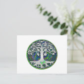 Tree of Life New Beginnings by Amelia Carrie Postkarte (Stehend Vorderseite)