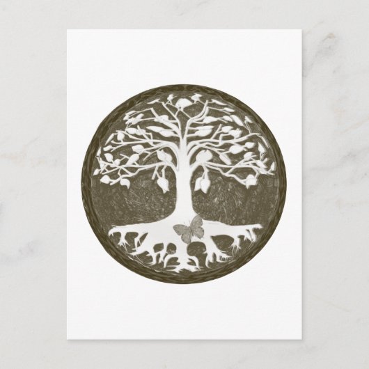 Tree of Life New Beginnings by Amelia Carrie Postkarte (Vorderseite)