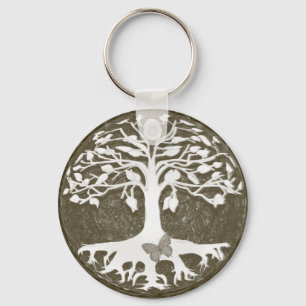 Tree of Life New Beginnings by Amelia Carrie Schlüsselanhänger