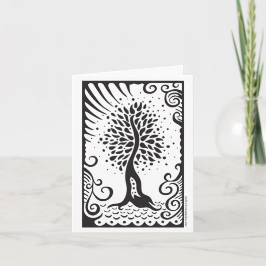 Tree of Life Notecards Karte (Vorderseite)