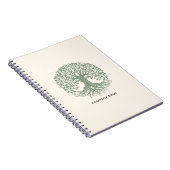 Tree of Life Öko Friendly Business Logo Notizblock (Rechte Seite)