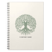 Tree of Life Öko Friendly Business Logo Notizblock (Vorderseite)