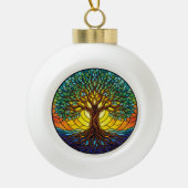 Tree of Life Ornament 2025, Stained-Glass Effect 1 (Vorderseite)