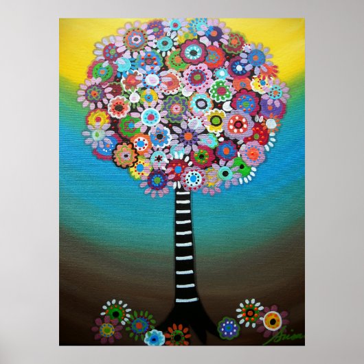 TREE OF LIFE PAINTING POSTER (Vorne)