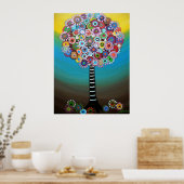 TREE OF LIFE PAINTING POSTER (Küche)