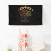 Tree of Life Phases of the Moon Banner (Insitu)