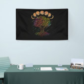 Tree of Life Phases of the Moon Banner (Messeveranstaltung)
