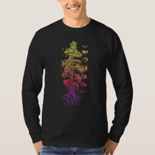 Tree of Life Phases of the Moon Yoga Chakra - Sonn T-Shirt
