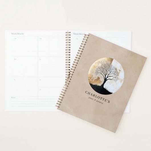 Tree of Life Planner – Gold & Neutral Tones Planer (Anzeige)