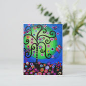 TREE OF LIFE POSTCARD POSTKARTE (Stehend Vorderseite)