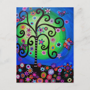 TREE OF LIFE POSTCARD POSTKARTE