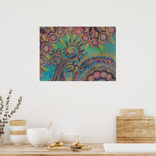 tree of life poster (Küche)