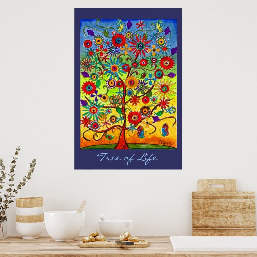 Tree of Life poster (Küche)
