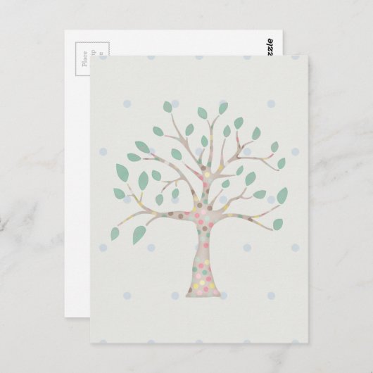 Tree of Life Postkarte (Vorne/Hinten)