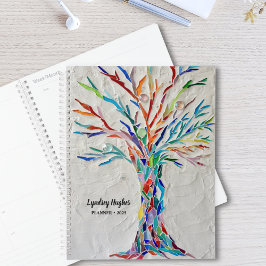 Tree of Life Rainbow Colors Custom 2022 Planner Planer