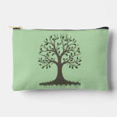 🌳 Tree of Life Requory Pouch - Green & White Zubehörtasche (Vorderseite)