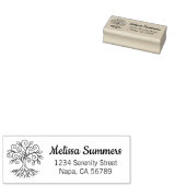 Tree of Life Return Address Gummistempel (Stempel)