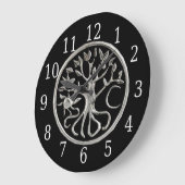 Tree Of Life Round Clock Große Wanduhr (Winkel)
