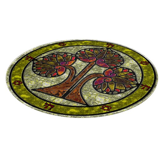 Tree of Life Sessing Charcuterie Board Schneidebrett (Ecke)