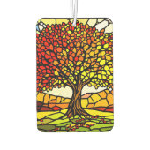 Tree of Life Shattered Glass Mosaic Autumn Colors Autolufterfrischer (Rückseite)