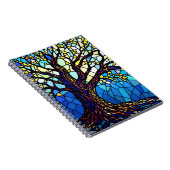 Tree of Life Shattered Glass Mosaic Notizblock (Rechte Seite)