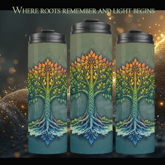 Tree of Life Shifting Dawn  Thermosbecher