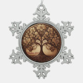 Tree of life Snowflake Ornament (Vorderseite)