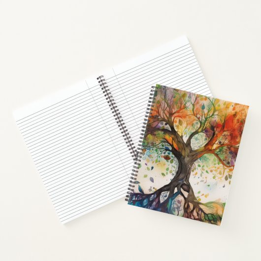 Tree of Life Spiral Notebook Notizblock (Innenseite)