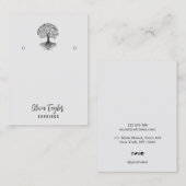 Tree of Life Spiritual Tree Bio Grafikkarte Visitenkarte (Vorne/Hinten)