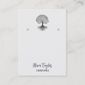 Tree of Life Spiritual Tree Bio Grafikkarte Visitenkarte (Vorderseite)