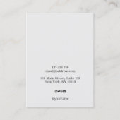 Tree of Life Spiritual Tree Bio Grafikkarte Visitenkarte (Rückseite)