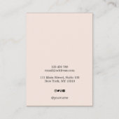 Tree of Life Spiritual Tree Bio Grafikkarte Visitenkarte (Rückseite)