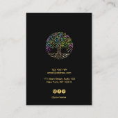 Tree of Life Spirituelle Tree Bio Visitenkarte (Rückseite)