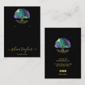 Tree of Life Spirituelle Tree Bio Visitenkarte (Vorne/Hinten)
