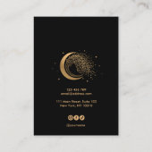 Tree of Life Spiritueller Tree Moon Visitenkarte (Rückseite)