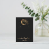 Tree of Life Spiritueller Tree Moon Visitenkarte (Stehend Vorderseite)