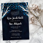 Tree of Life Stars Watercolor Bat Bar Mitzvah Einladung<br><div class="desc">Perfekte Karte, um eine Fledermausmitzvah, Bar mitzvah oder andere jüdische Feier anzukündigen! Handgemachte Kunst für Sie! Vollständig anpassbar! Klicken Sie oben auf "Personalisieren", um den Text zu bearbeiten. Klicken Sie auf "Bearbeiten mit dem Designwerkzeug", um die Schriftart, Farben und Platzierungen anzupassen und das hintere Aquarelldesign zu löschen, wenn Sie es...</div>