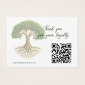 Tree of Life Symbol Business Logo Geschenkgutschei (Rückseite)