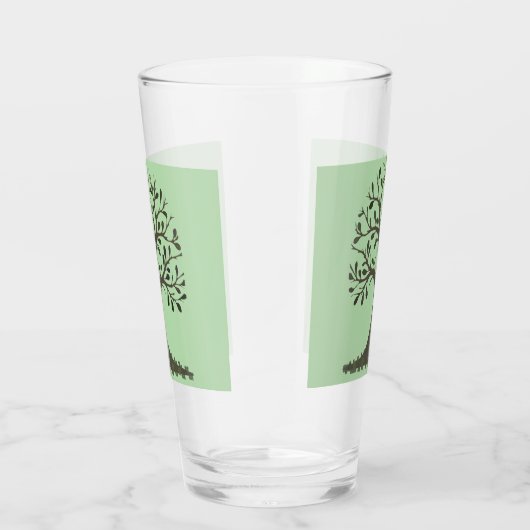 🌳 Tree of Life Tall Drinking Glass - Barware 🥛 Glas (Rechts)