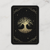 Tree of Life Tarot Reader Astrologer Business Card Visitenkarte (Vorderseite)