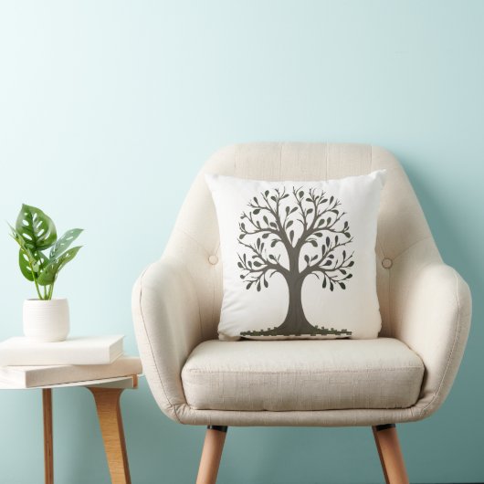 🌳 Tree of Life Throw Pillow - Nature Home Decor Kissen (Stuhl )