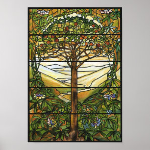 Tree of Life/Tiffany-Fenster Poster