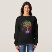 Tree of Life Tree of Life Celtic Symbol Sweatshirt (Vorne ganz)