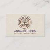 Tree of Life - Unendlichkeit Business Card Visitenkarte (Vorderseite)