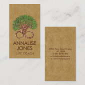 Tree of Life - Unendlichkeit Business Card Visitenkarte (Vorne/Hinten)