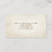 Tree of Life - Unendlichkeit Business Card Visitenkarte (Rückseite)