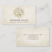 Tree of Life - Unendlichkeit Business Card Visitenkarte (Vorne/Hinten)