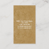 Tree of Life - Unendlichkeit Business Card Visitenkarte (Rückseite)