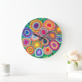 Tree of Life Wall Clock Kerri Ambrosino Große Wanduhr (Zuhause)